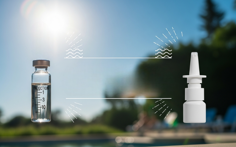 Melanotan – Injektion vs Nässpray : Vilken Fungerar Snabbare ?
