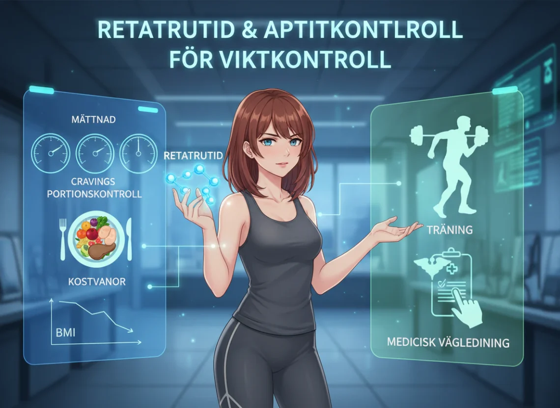 Retatrutid och aptitkontroll vid viktkontroll